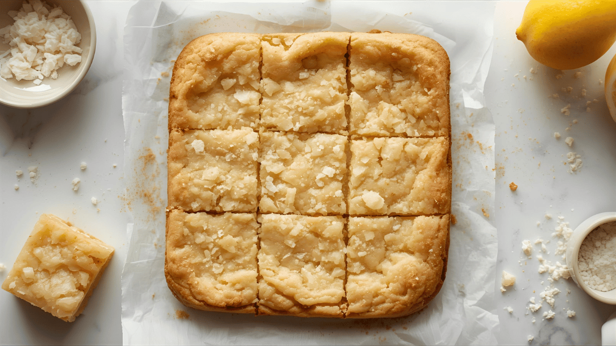 Easy Lemon Sugar Cookie Bars