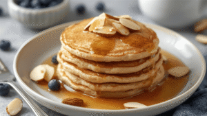 Fluffy Almond Meal Pancakes