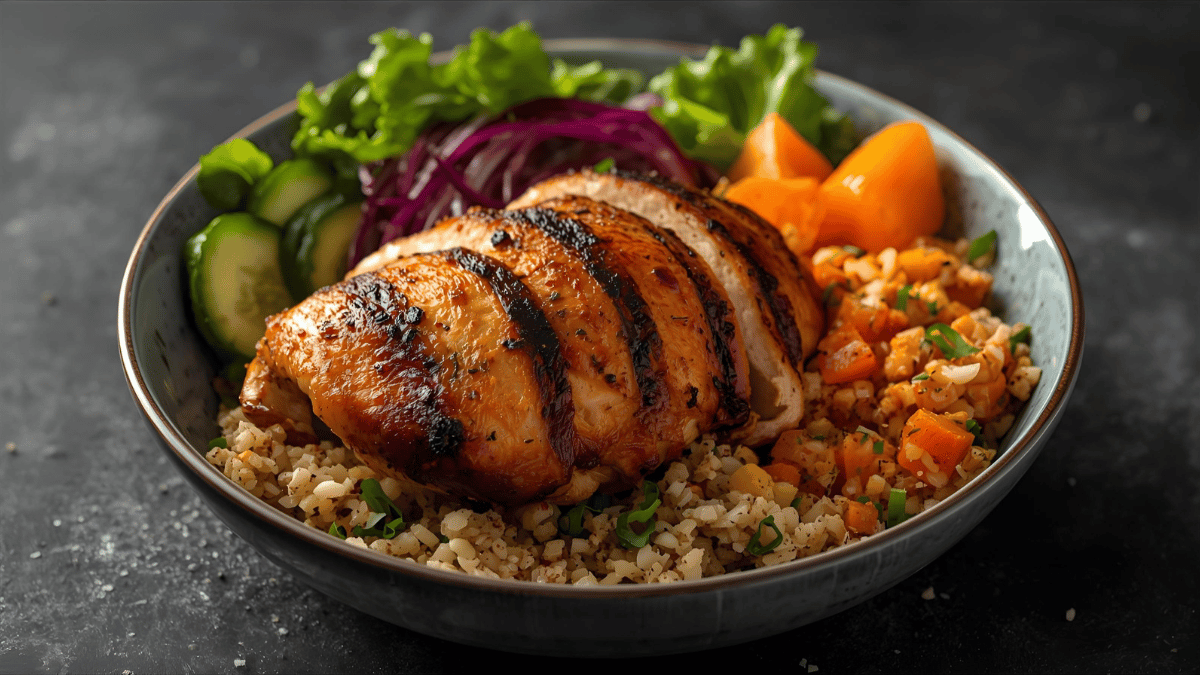 Rotisserie Chicken and Quinoa Power Bowl