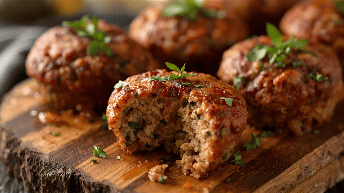 Spicy Turkey Meatloaf Muffins 🧁