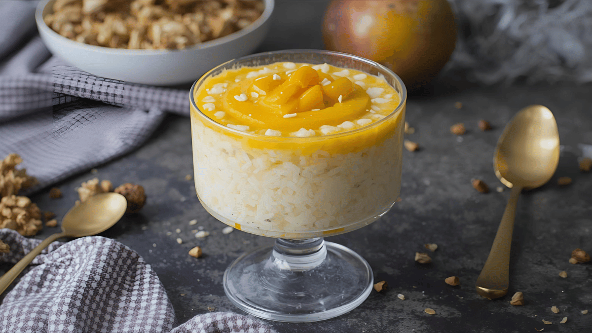 Sweet Mango Rice Pudding — A Comforting Classic