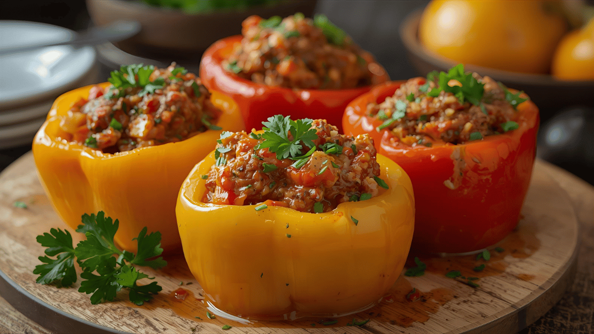Turkey Stuffed Peppers 🌶️