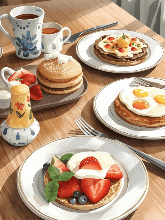 5 delicious & simple breakfast recipes