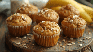 Banana Oat Muffins