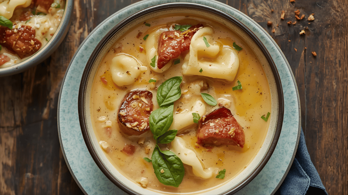 Creamy Tortellini Soup