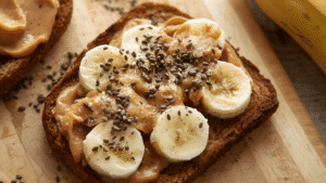 Five-Minute Peanut Butter Banana Toast
