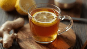 Warm Honey Lemon Ginger Tea