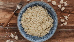 Brown rice doesn’t care about your schedule. It cooks at its own pace — and on days when my mind races, I need that reminder. I rinse it, add water, set it on the stove, and let it simmer gently. No rushing. No overthinking. Just slow, steady cooking. When it’s done, I fluff it with a fork and somehow even that small gesture feels peaceful.