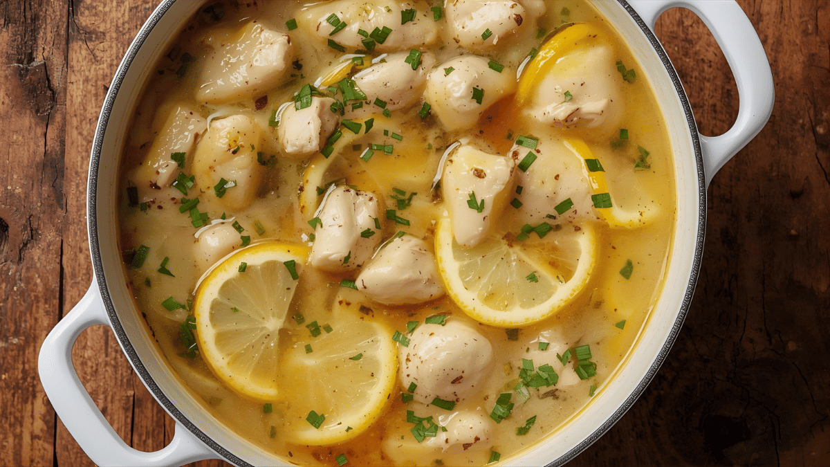 Lemon Ginger Chicken Soup — A Deep Breath in a Bowl