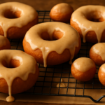 Soft Brown Butter Sweet Potato Donuts with Maple Glaze