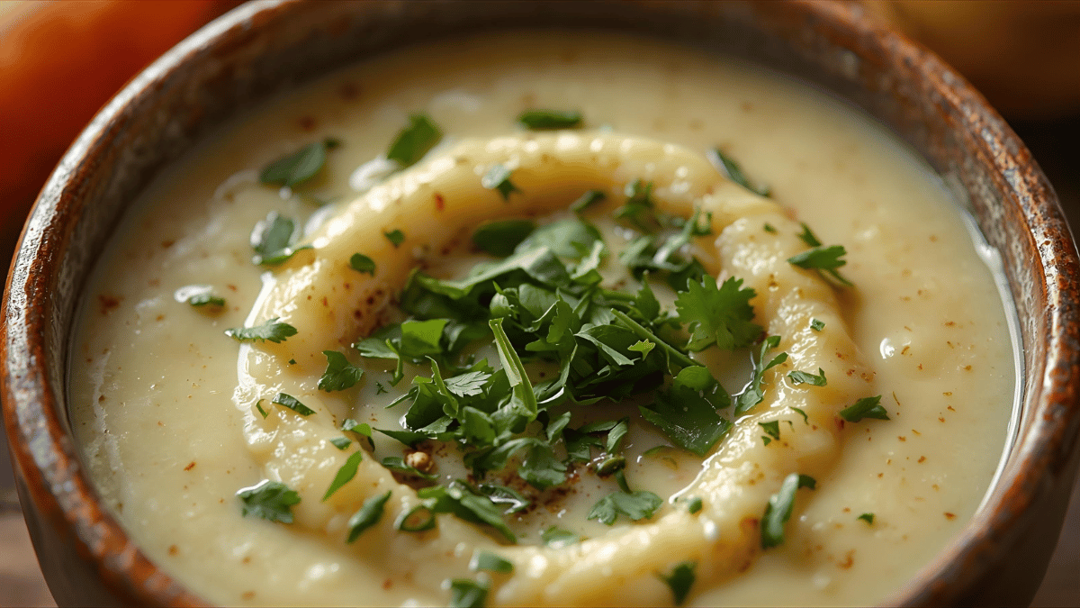 Soft Potato & Herb Comfort Soup