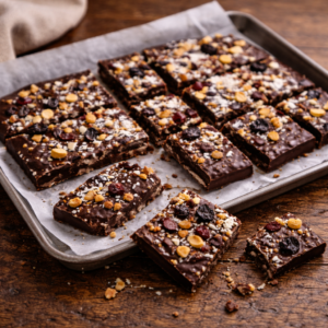 Once set, cut the chocolate into small squares or break it into rustic pieces. It won’t look factory-perfect—and that’s the point. Each piece feels handmade, personal, and real.