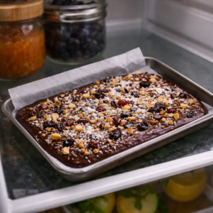 Let the chocolate cool at room temperature for a while, then place it in the refrigerator to set completely. This takes about one to two hours, depending on thickness.