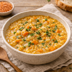 Creamy Lentil and Vegetable Soup