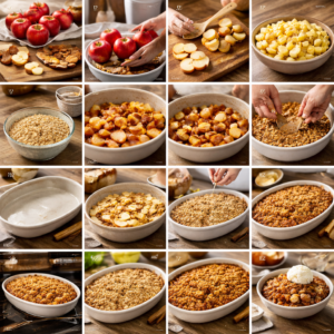 Warm Cinnamon Apple Crumble