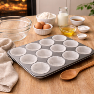 Before mixing anything, take a moment to prepare your space. Turn on the oven. Line the cupcake tray. Clear a small area on the counter. This pause matters. It signals a shift. From rushing through the day to slowing down, even briefly. Baking becomes less about the result and more about the moment.