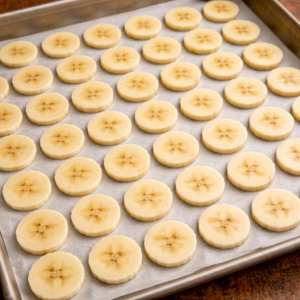 Try to keep the slices consistent so they bake at the same pace. This small detail makes a big difference later.