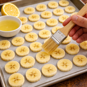 If you like a hint of brightness, you can lightly brush the slices with lemon juice. Not enough to taste sour—just enough to keep the color warm and natural.