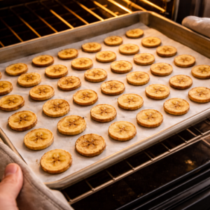 This part takes trust. The chips won’t feel fully crisp the moment they come out. They firm up as they cool. Take them out when they look dry, lightly golden, and just a bit flexible.