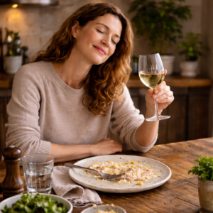 I didn’t feel weighed down.
I didn’t feel restless.
I didn’t feel like I needed to fix anything.

I just felt satisfied.

The kind of satisfied where you’re still alert, still comfortable, still happy with how the moment turned out.

That matters more to me than fullness.