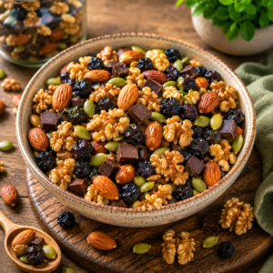 Inside article image I want
Create image## The Brain-Booster Crunch Mix